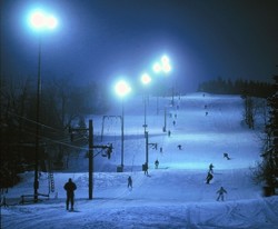 Bedřichov - Malinovka. večerní lyžování