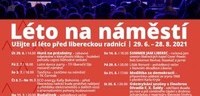 Liberec - léto na náměstí
