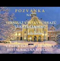 Vernisáž obrazů Lukáše Černého