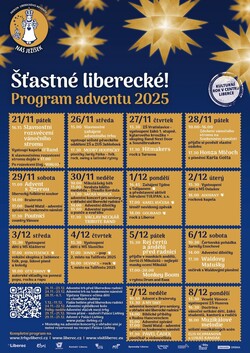 PROGRAM ADVENTU 2025 V LIBERCI