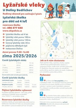 Lyžařské vleky U Doliny Bedřichov