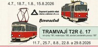 Prázdninové jízdy historickou tramvají 