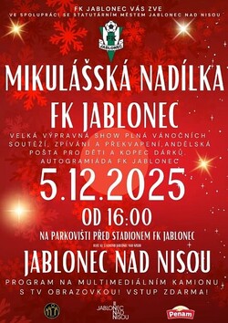 MIKULÁŠSKÁ NADÍLKA FK JABLONEC 