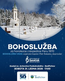 Bohoslužba za horolezce z expedice PERU
