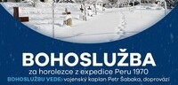 Bohoslužba za horolezce z expedice PERU