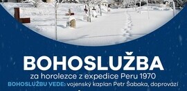 Bohoslužba za horolezce z expedice PERU